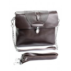 Кожаная женская сумочка на плечо №809-G