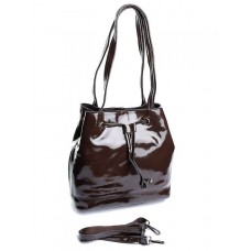 Женская лаковая сумочка из кожи №8825-3