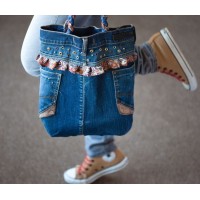 Новые модели джинсовых сумок и джинсовых клатчей